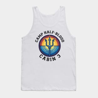 trident is Poseidon - CAMP half-blood Tank Top